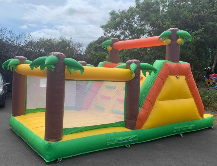 Location de structures gonflables classiques et aquatiques.